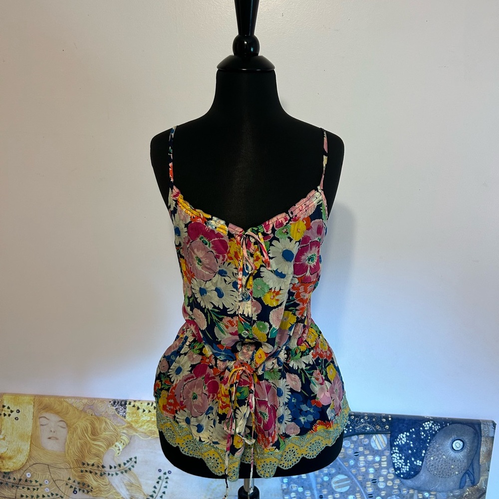 Johnny Was Floral Top NWT Size Medium - Picture 2 of 10